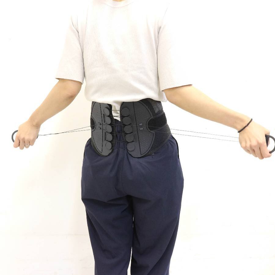 【4個セット】【Sサイズ】ワイヤー引き締め 骨盤ベルト お子様・細身の方 男女兼用 腰サポーター コルセット 骨盤矯正◆281f03_画像4