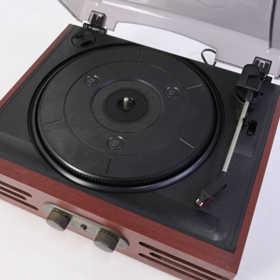 動作品 SOWA 創和 CT3 卓上型レコードプレーヤー アンプ内蔵 ターンテーブル★307v09_画像7