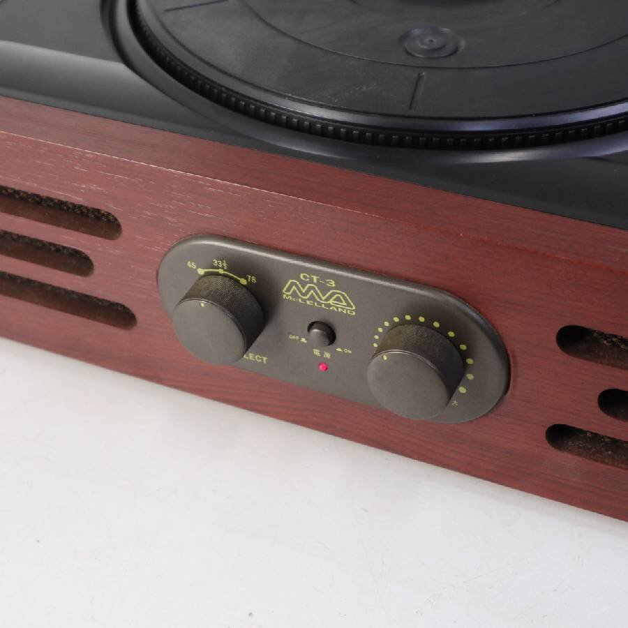 動作品 SOWA 創和 CT3 卓上型レコードプレーヤー アンプ内蔵 ターンテーブル★307v09_画像6