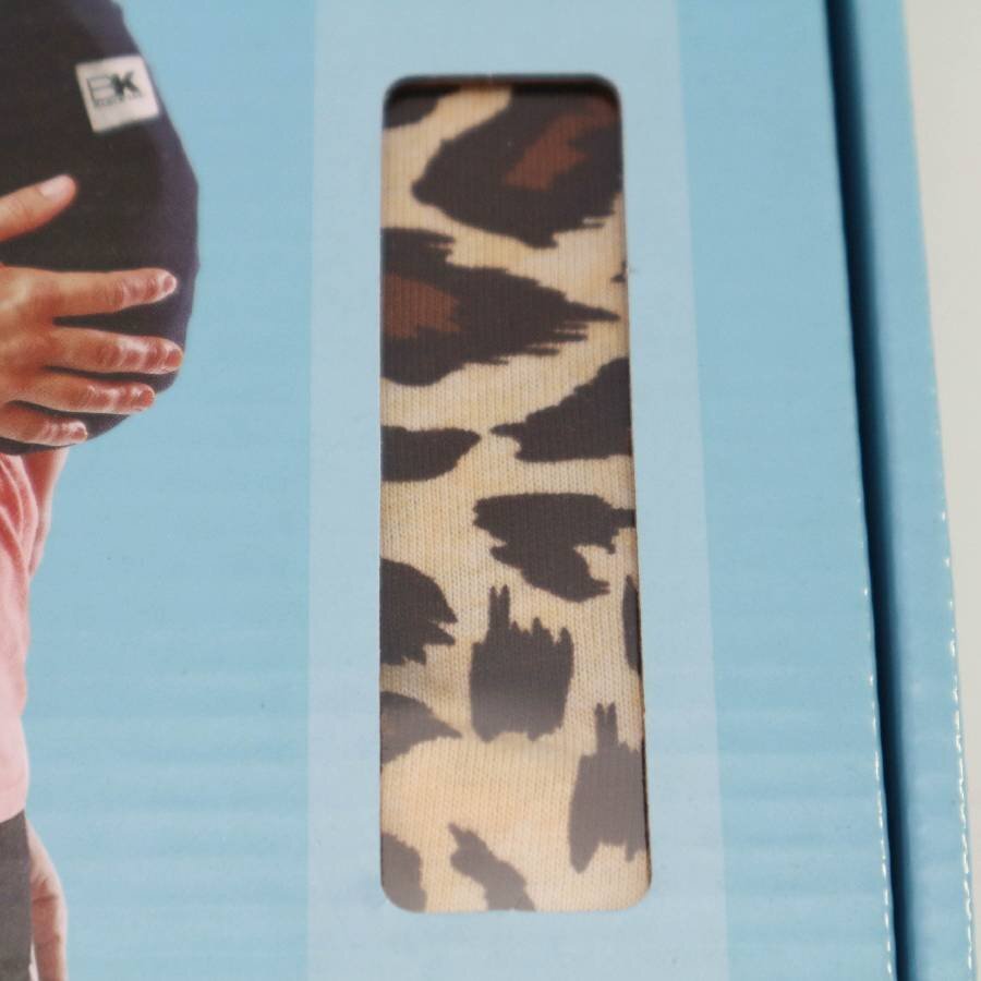 【Lサイズ】未使用品 BABY K’tan ベビーケターン オリジナル 抱っこひも ヒョウ柄 新生児から 抱っこ紐 スリング☆285y06_画像2