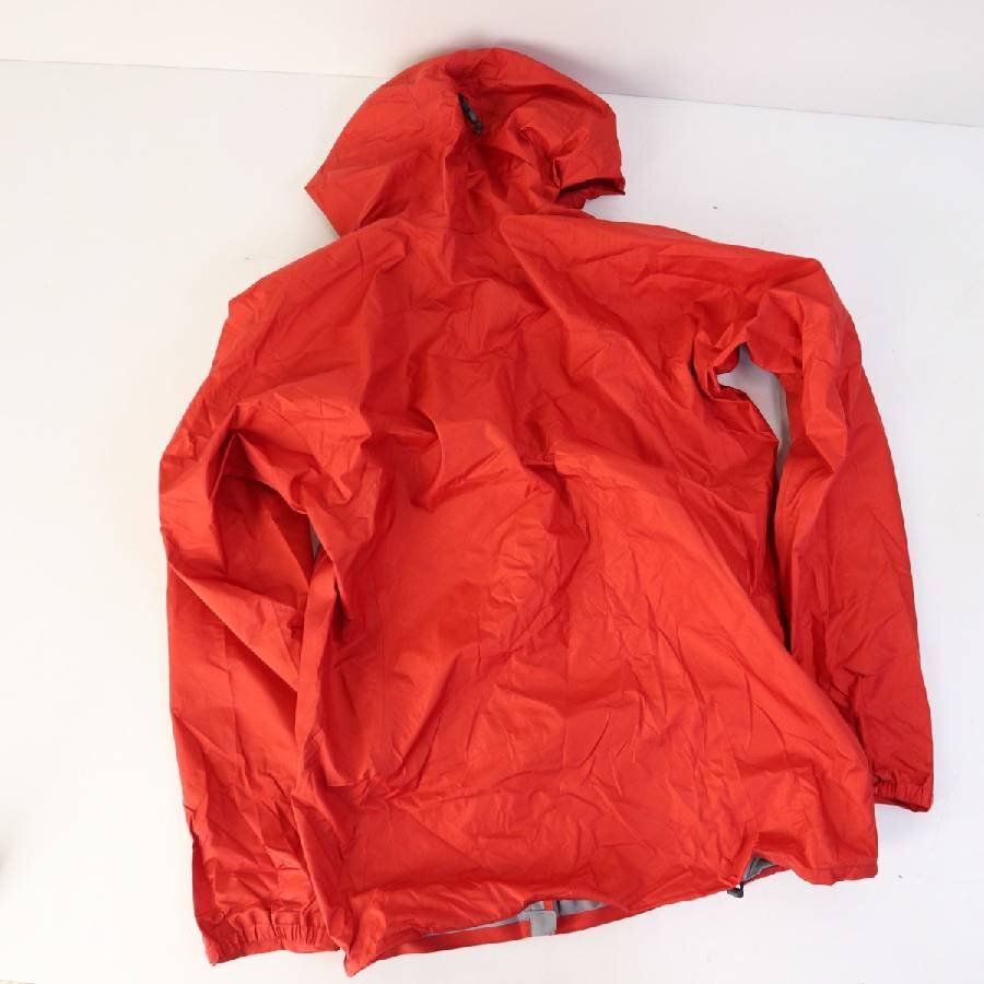 美品 mont-bell モンベル ストームクルーザー ジャケット メンズ Sサイズ ゴアテックス 赤 ナイロン★311v26_画像9