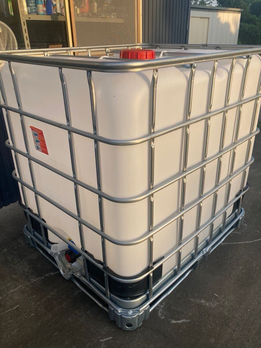 水タンク 綺麗 超美品 貯水タンク 農業用水 高圧洗浄機 災害非常用水 1000水槽 ローリータンク 海水貯水 アドブルー 給水タンク_画像4