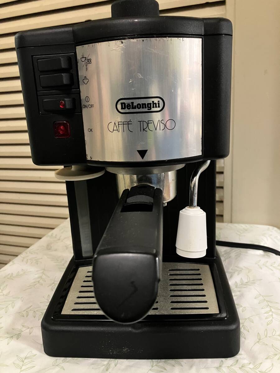 イタリア・デロンギ社製 エスプレッソ・カプチーノメーカーのカフェ・トレビソBAR14 美品 使用１０回以下_画像1