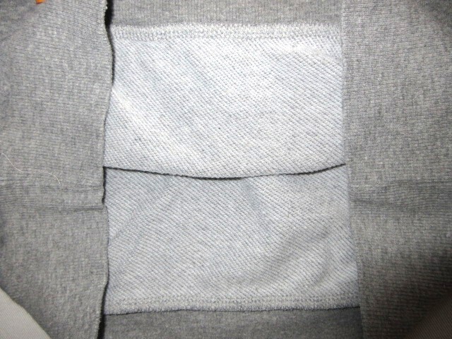 ★古着 MINECRAFT マインクラフト マイクラ クリーパー柄 スウェットパーカー 130 約110~120cm グレー 裏毛 パイル地 KIDS キッズ 子供服★_画像7