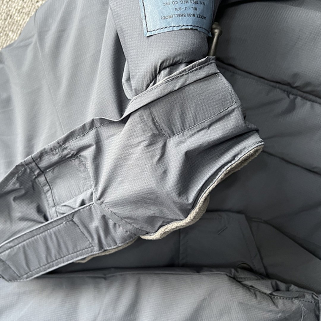 N.HOOLYWOOD エヌハリウッド 24AW HALF COAT モッズコート コットンジャケット ブルー 36サイズ_画像5