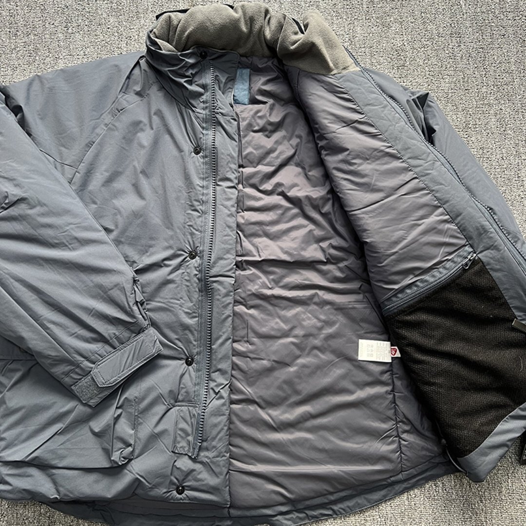 N.HOOLYWOOD エヌハリウッド 24AW HALF COAT モッズコート コットンジャケット ブルー 36サイズ_画像2