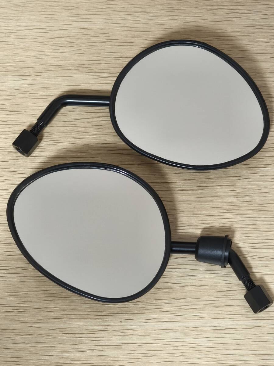 バイク ミラー ショート 台湾ミラー 8mm M8 オートバイ 原付 小型 スクーター 正逆ネジ 正ネジ ヤマハ スズキ ホンダ シグナス ブラック_画像10