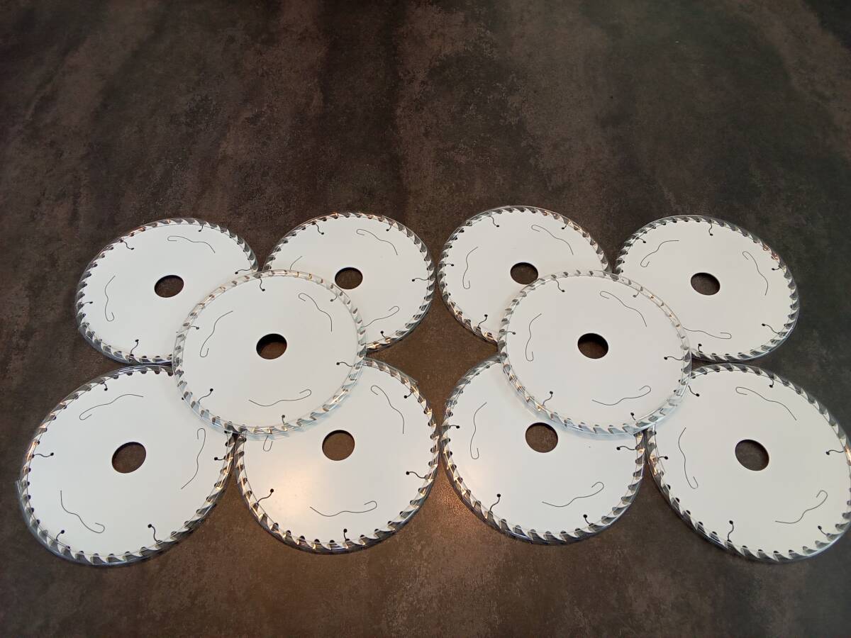 日本製◆新品未使用◆ 木工加工用チップソーΦ125x42px1.3t 10枚セット【マキタ日立丸鋸丸ノコ】_画像3