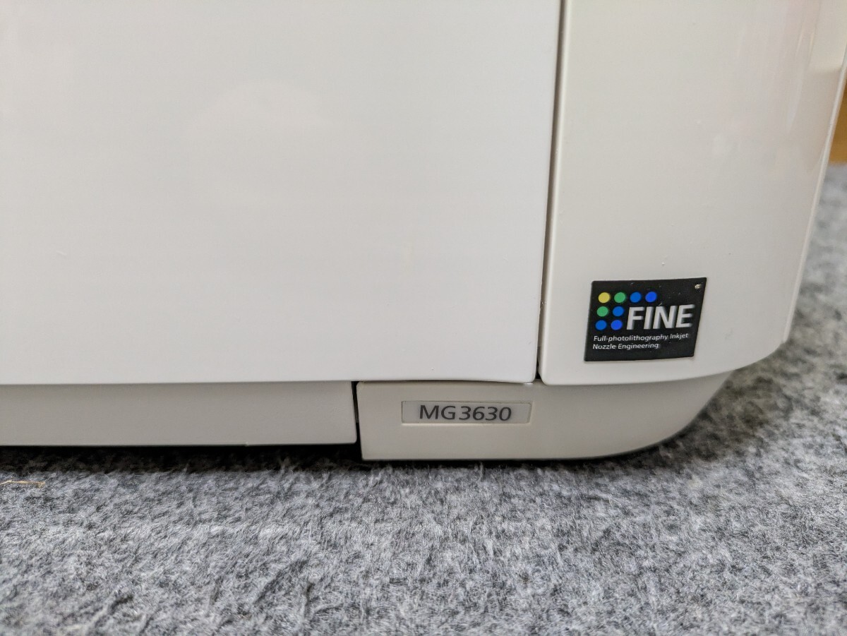 Canon PIXUS 複合機 MG3630 ホワイト 印刷枚数851-900枚 ①_画像5