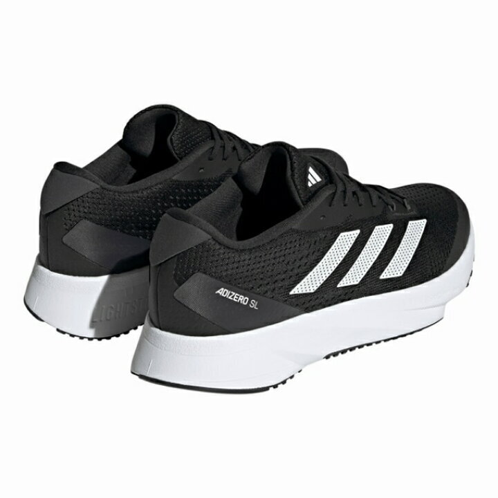 1・スピード発送 新品未使用 adidas(アディダス) ADIZERO SL WIDE ランニングシューズ IE9389(ブラック/ホワイト/カーボン)２５．５ＣＭ_画像6
