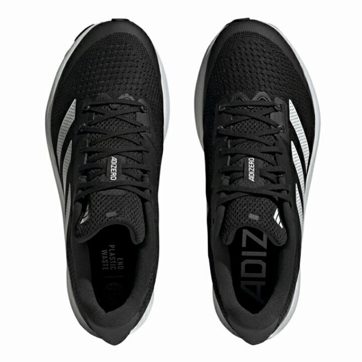 1・スピード発送 新品未使用 adidas(アディダス) ADIZERO SL WIDE ランニングシューズ IE9389(ブラック/ホワイト/カーボン)２５．５ＣＭ_画像2