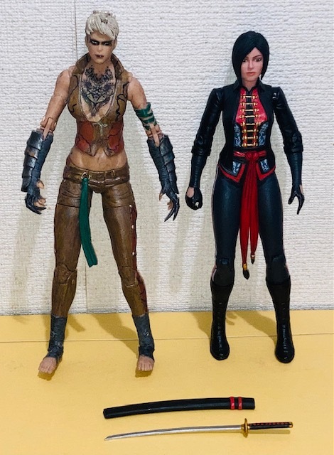 ☆DC　フィギュア　BATMAN Arkham　バットマン アーカム　コッパー(カッパー)ヘッド　レディシヴァ　2体セット　開封品　希少品☆_画像1