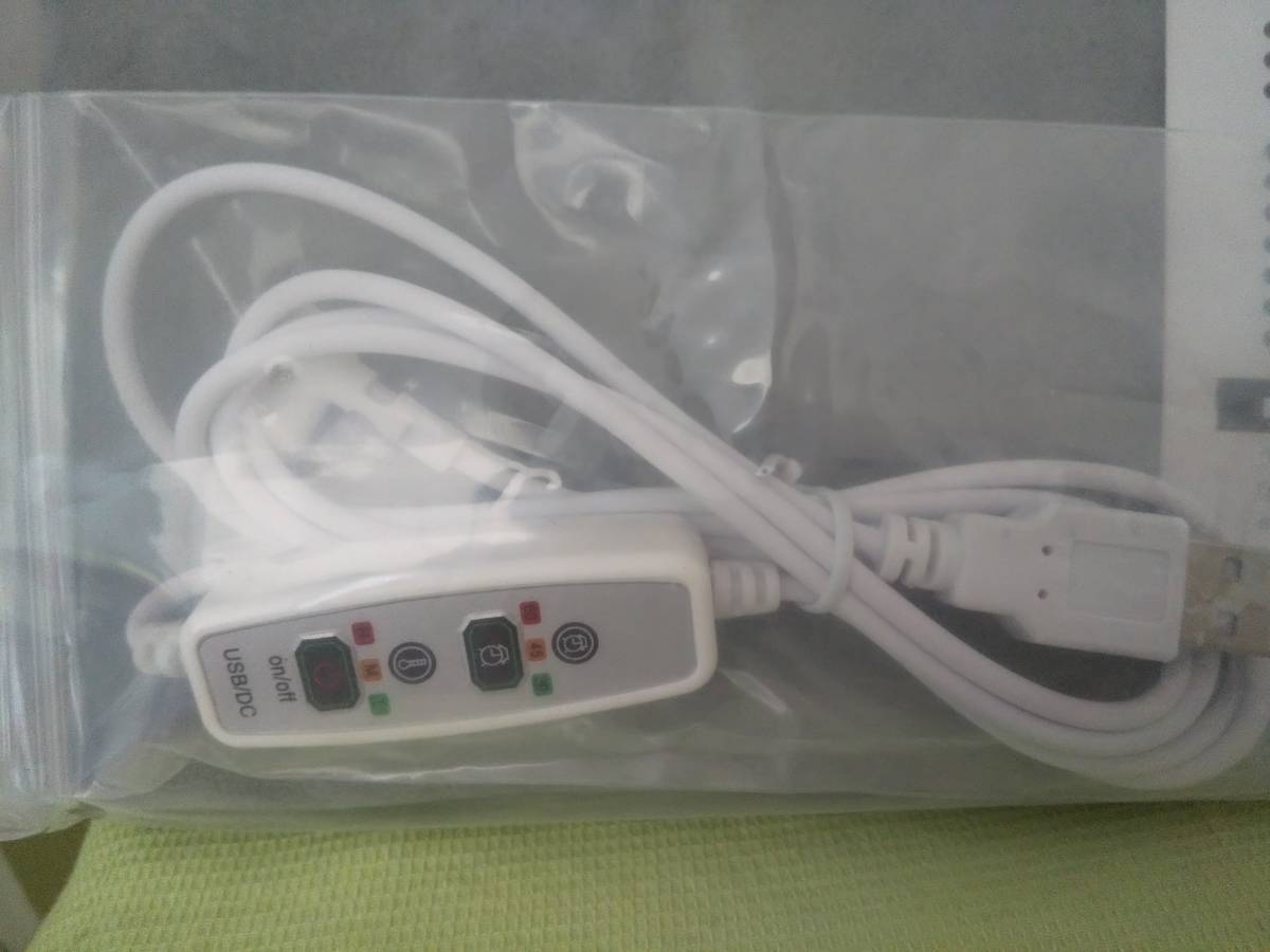 【送料無料】【2個セット】【未使用】アーネスト ONPAD オンパッド 電気マット 電源USB/モバイルバッテリー 30×30cm A-77457 グレー_画像5