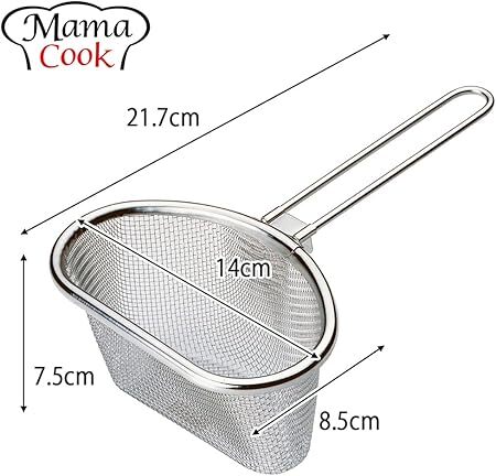 【送料無料】【未使用品】下村企販（株）ハーフストレー 2種類の食材をゆで分けできる ゆでザル 35690 日本製_画像5