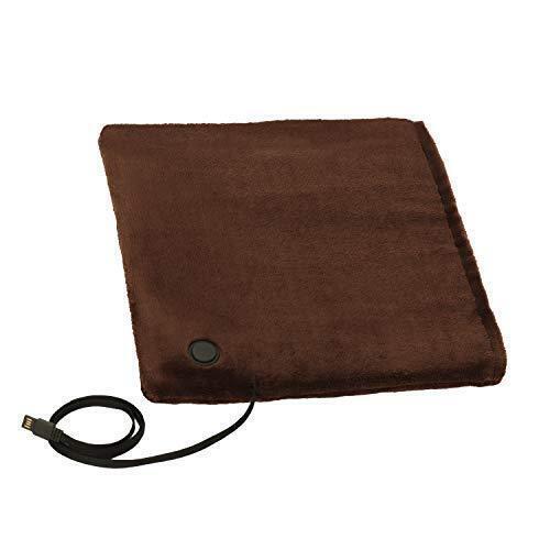 【送料無料】【未使用品】KODEN 広電 USBマット フランネル素材 即暖 ホットマット 36 x 33 cm CLM361GB ブラウン _画像1