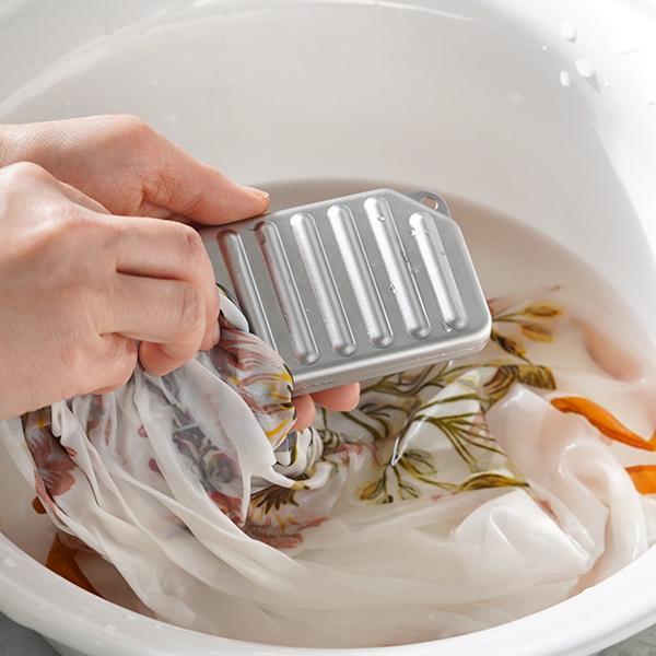 【送料無料】【未使用品】家事問屋　洗濯板 コンパクトサイズ　18-8ステンレス 44281　 日本製 _画像7