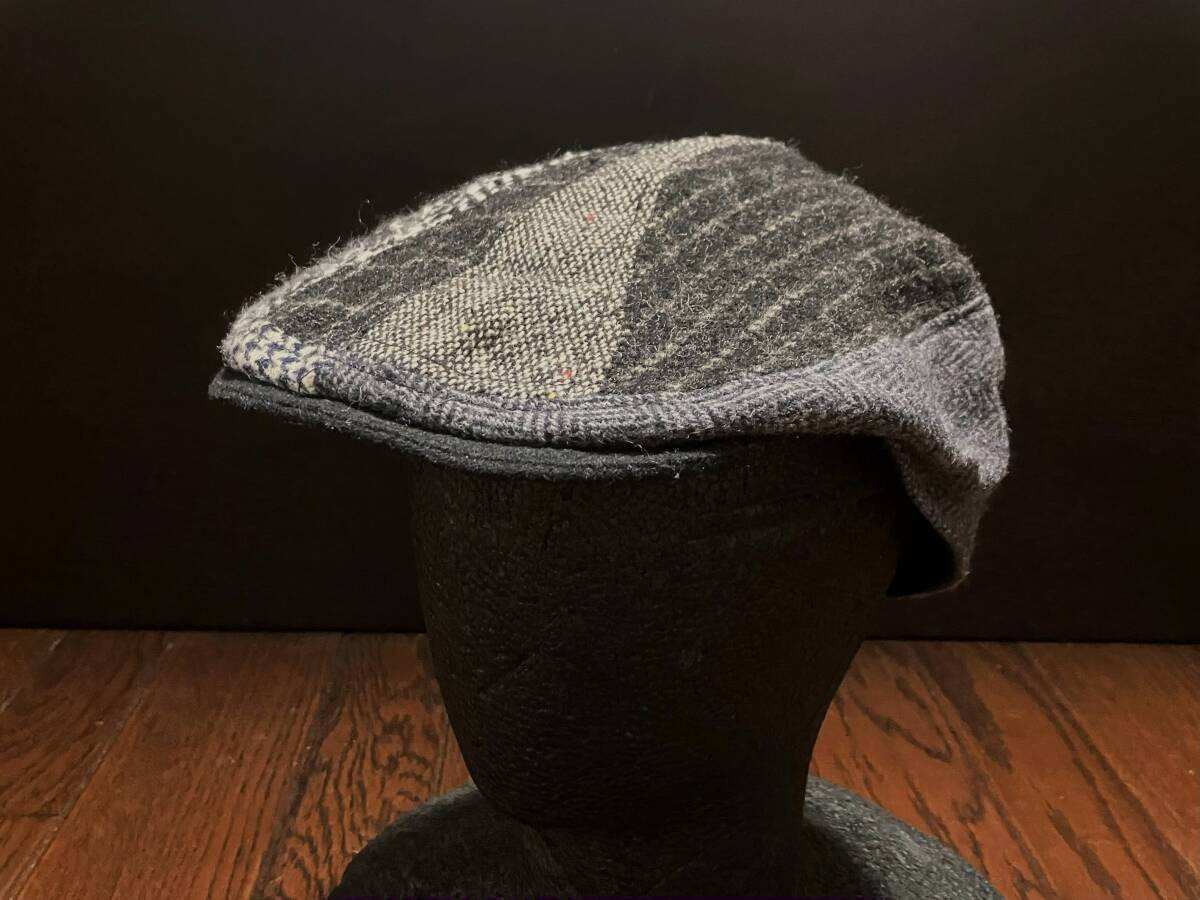 USA製 ニューヨークハット ＮＥＷＹＯＲＫＨＡＴ ツィード クレイジー ハンチング Ｌ/XL ＮＹハット アメリカ製 MADE IN USA ウール_画像1