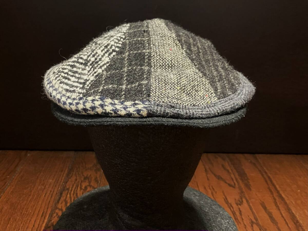 USA製 ニューヨークハット ＮＥＷＹＯＲＫＨＡＴ ツィード クレイジー ハンチング Ｌ/XL ＮＹハット アメリカ製 MADE IN USA ウール_画像2