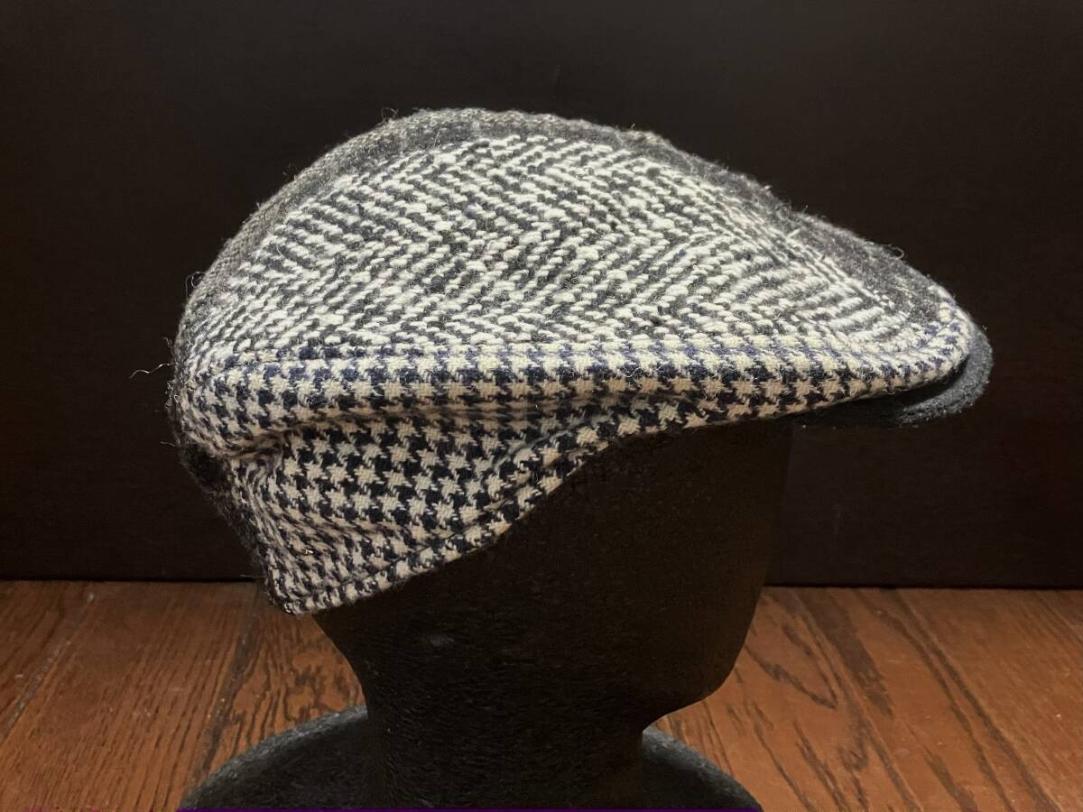 USA製 ニューヨークハット ＮＥＷＹＯＲＫＨＡＴ ツィード クレイジー ハンチング Ｌ/XL ＮＹハット アメリカ製 MADE IN USA ウール_画像4