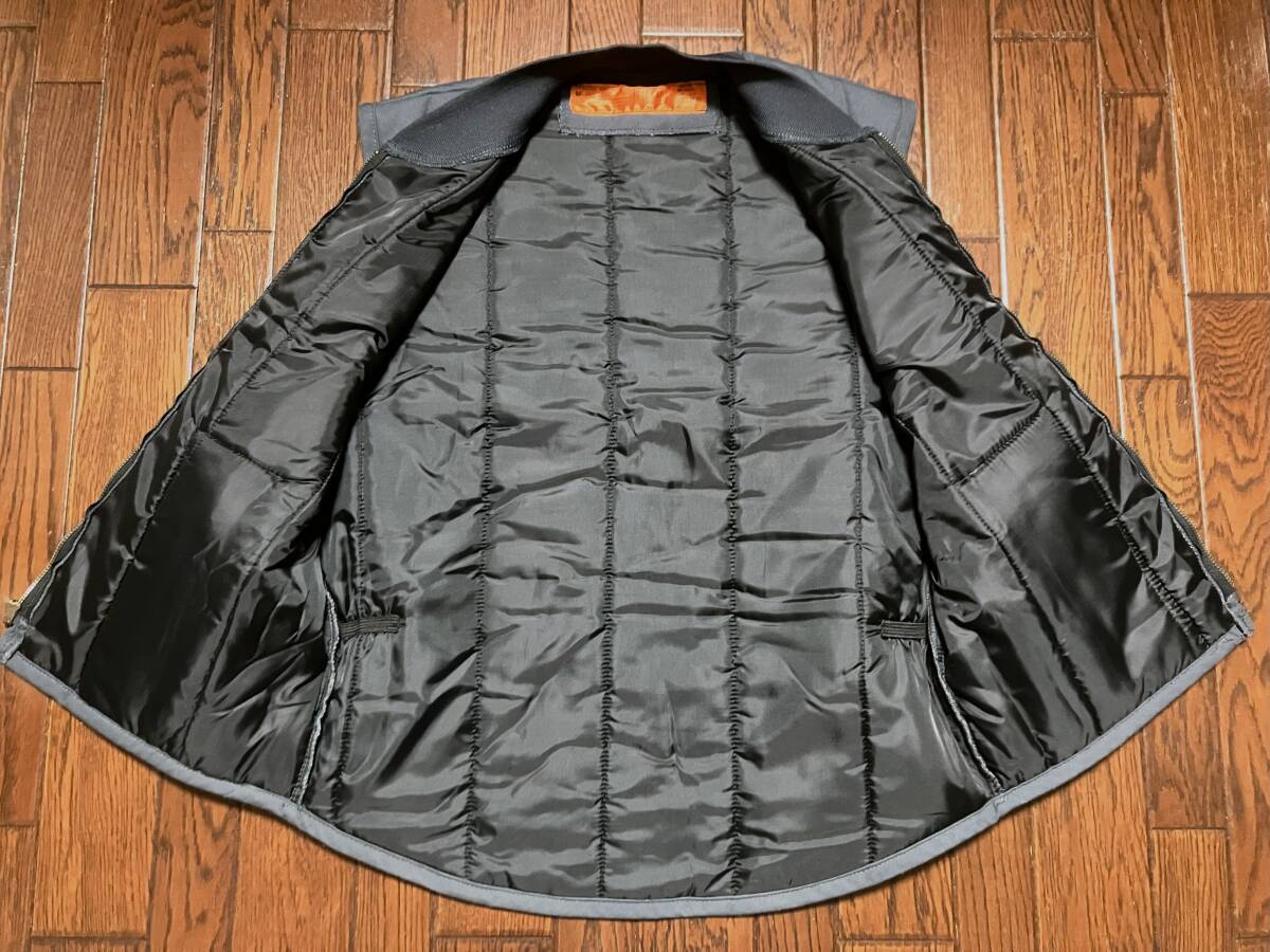 レッドキャップ ＲＥＤＫＡＰ ワークベスト Ｍ チャコールグレー 中綿 メキシコ製 検索 チカーノ スケボー スケーター バイカー_画像3