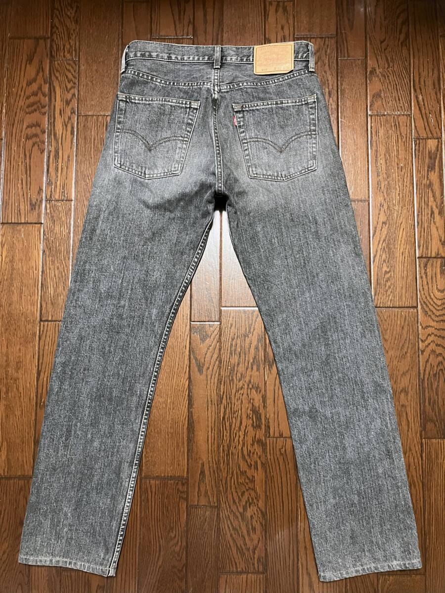 リーバイス Ｌｅｖｉ’ｓ ５０５ ひげ落ち ブラック ジーンズ 黒 デニム パンツ ストレート ジッパーフライ ジーパン 日本製_画像4