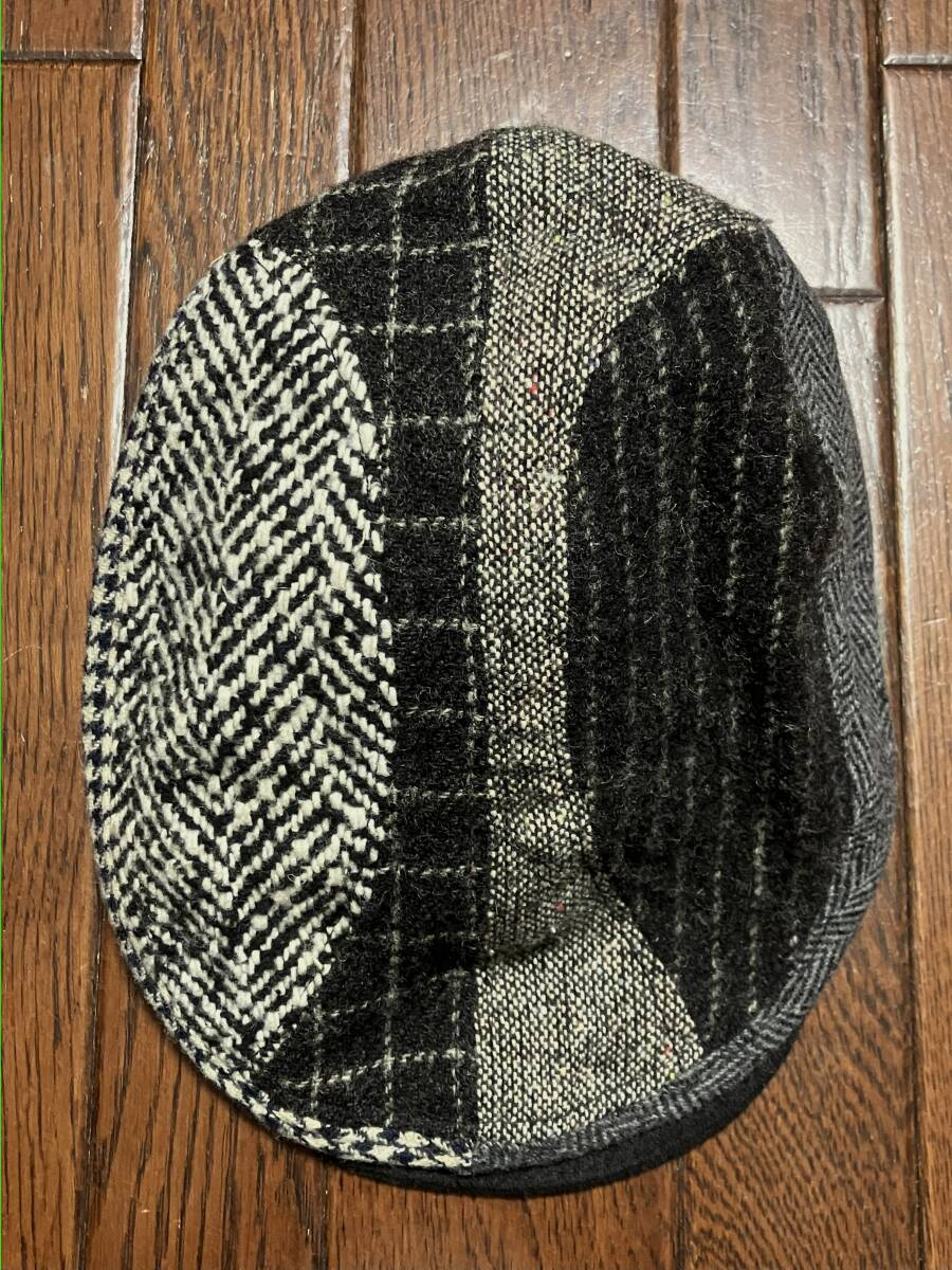 USA製 ニューヨークハット ＮＥＷＹＯＲＫＨＡＴ ツィード クレイジー ハンチング Ｌ/XL ＮＹハット アメリカ製 MADE IN USA ウール_画像6