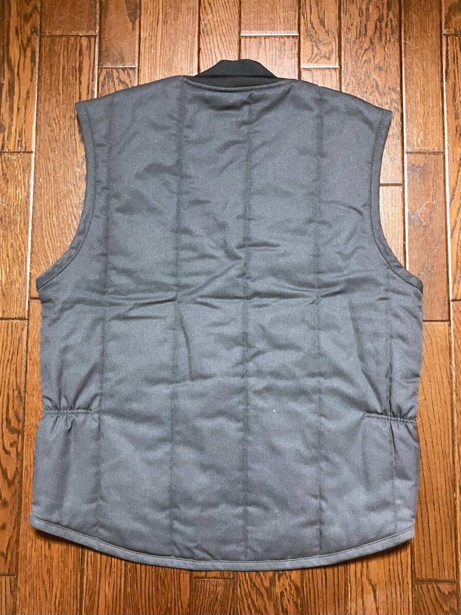 レッドキャップ ＲＥＤＫＡＰ ワークベスト Ｍ チャコールグレー 中綿 メキシコ製 検索 チカーノ スケボー スケーター バイカー_画像2