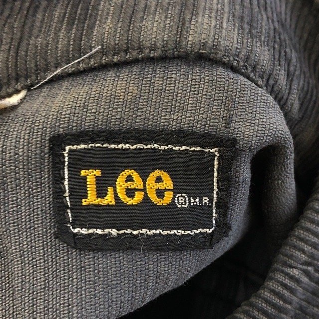 A2005 リー　 アメリカ古着　コーデュロイ　トラッカージャケット　ブラック　Lee メンズ_画像7
