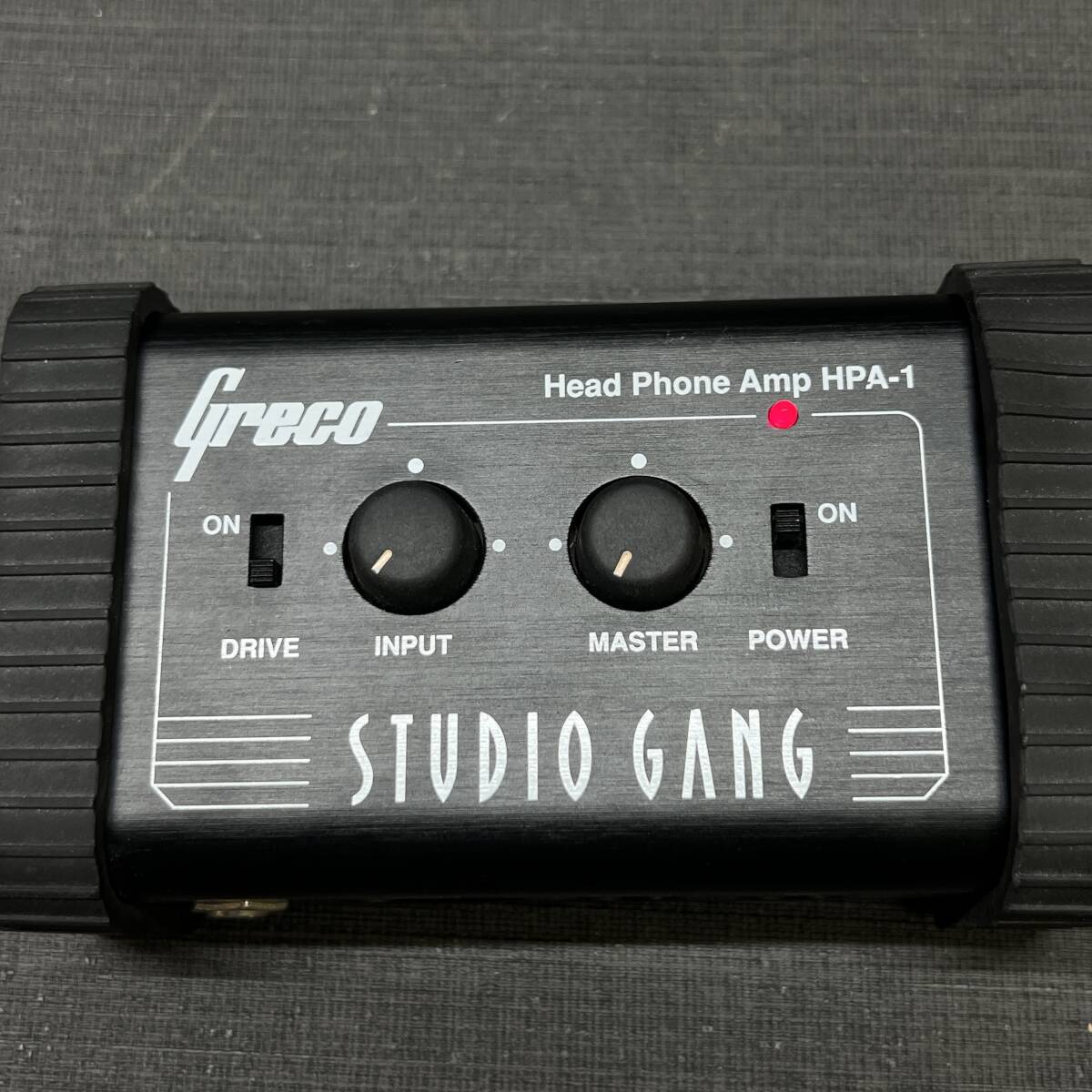▼動作確認済☆Greco グレコ STUDIO GANG スタジオギャング ヘッドフォンアンプ HAP-1 単三電池駆動 持ち運び Drive ドライブ ▼E81386_画像4