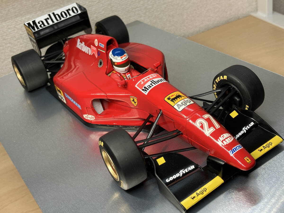 ミニチャンプス 1/18 フェラーリ 412T1 1994年 ジャン アレジ マルボロ タバコ仕様 ジャンク Ferrari Minichamps PMA　F1_画像1