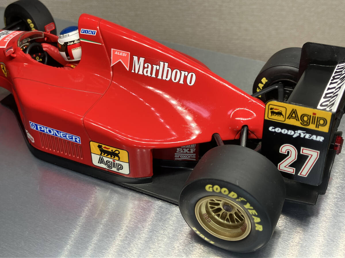ミニチャンプス 1/18 フェラーリ 412T1 1994年 ジャン アレジ マルボロ タバコ仕様 ジャンク Ferrari Minichamps PMA　F1_画像7