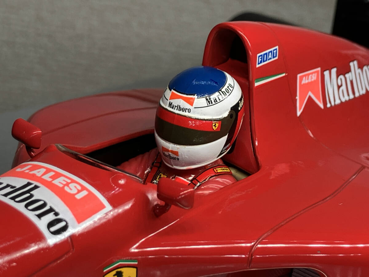 ミニチャンプス 1/18 フェラーリ 412T1 1994年 ジャン アレジ マルボロ タバコ仕様 ジャンク Ferrari Minichamps PMA　F1_画像9
