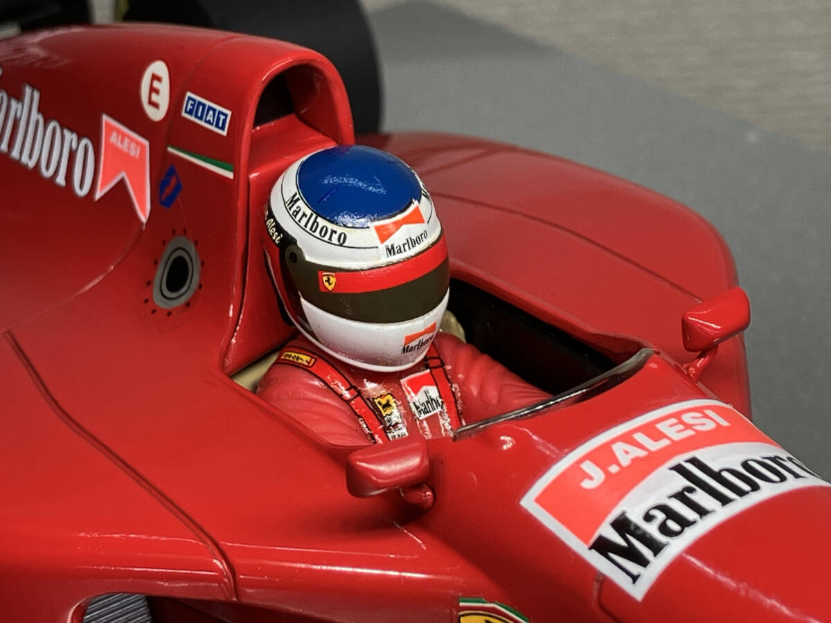 ミニチャンプス 1/18 フェラーリ 412T1 1994年 ジャン アレジ マルボロ タバコ仕様 ジャンク Ferrari Minichamps PMA　F1_画像10