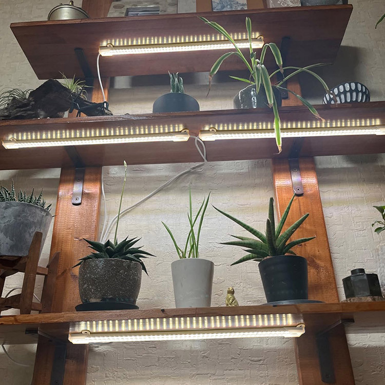 植物育成ライト タイマー 観葉植物育成ライト 育成ライト 暖色系10段階調光 フルスペクトル 育苗ライト 160LED 4ヘッド付き 三つ照明モード_画像7