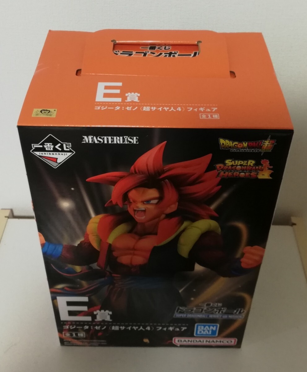 新品未開封 一番くじ ドラゴンボール SUPER DRAGONBALL HEROES 4th MISSION E賞 ゴジータ ゼノ 超サイヤ人4 フィギュア 希少 レア_画像5