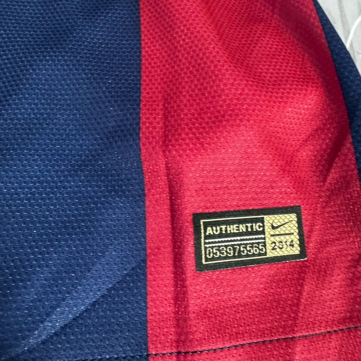 リオネル・メッシ　オーセンティック　バルセロナ　ラ・リーガ　ウェア　ユニフォーム　_画像2