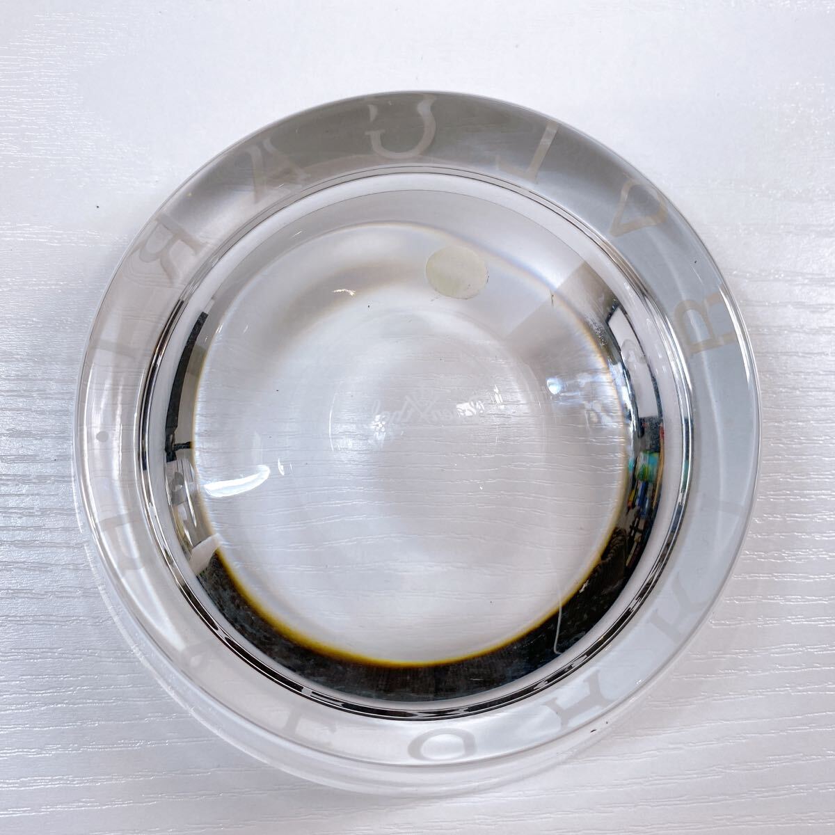 363【中古】BVLGARI Rosenthal ブルガリ ローゼンタール 灰皿 アッシュトレイ クリスタルガラス インテリア 小物入れ 箱付き 現状品_画像7