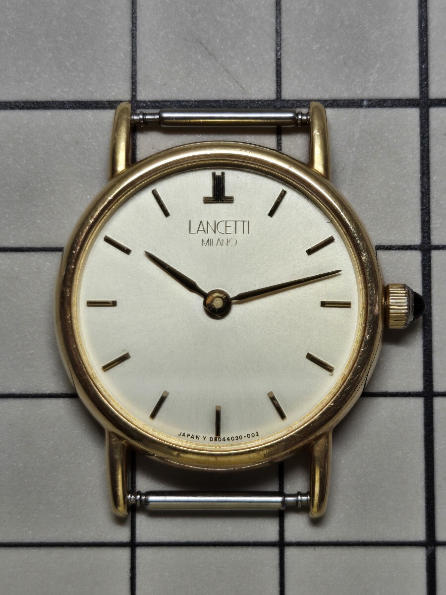 Junk LANCETTI ланч .ti18K(750) кварц наручные часы батарейка нет