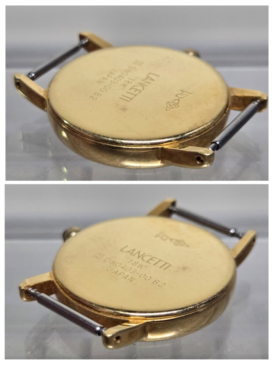 Junk LANCETTI ланч .ti18K(750) кварц наручные часы батарейка нет