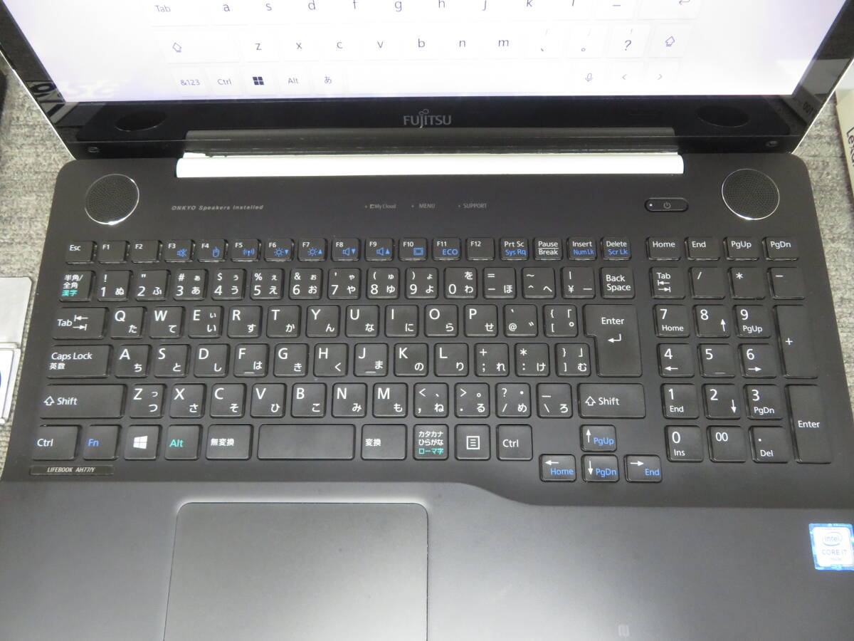 秒速起動Core i7 8CPU/ 8GB /新品・爆速SSD 512GB◆タッチパネル15.6型FHD ◆ 究極PC FMV AH77/Y◆Windows11◆Office2021付★安心30日保証_画像5