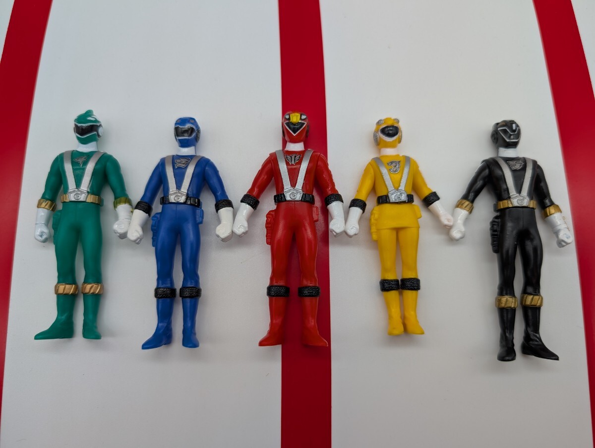 炎神戦隊ゴーオンジャー　ソフビ　フィギュア　5体セット_画像1