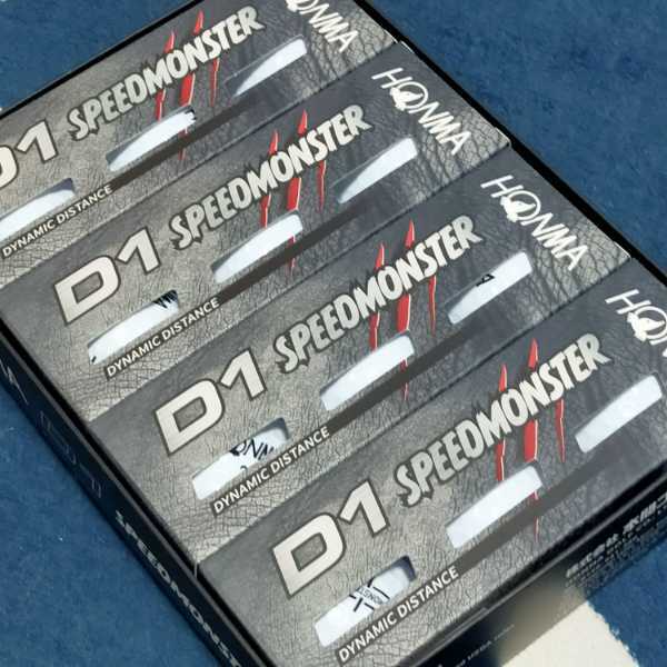 即決 2ダース 送料込み ホンマ ゴルフ ボール D1 スピードモンスター ホワイト SPEED MONSTER 新品 2025年11月購入_画像8