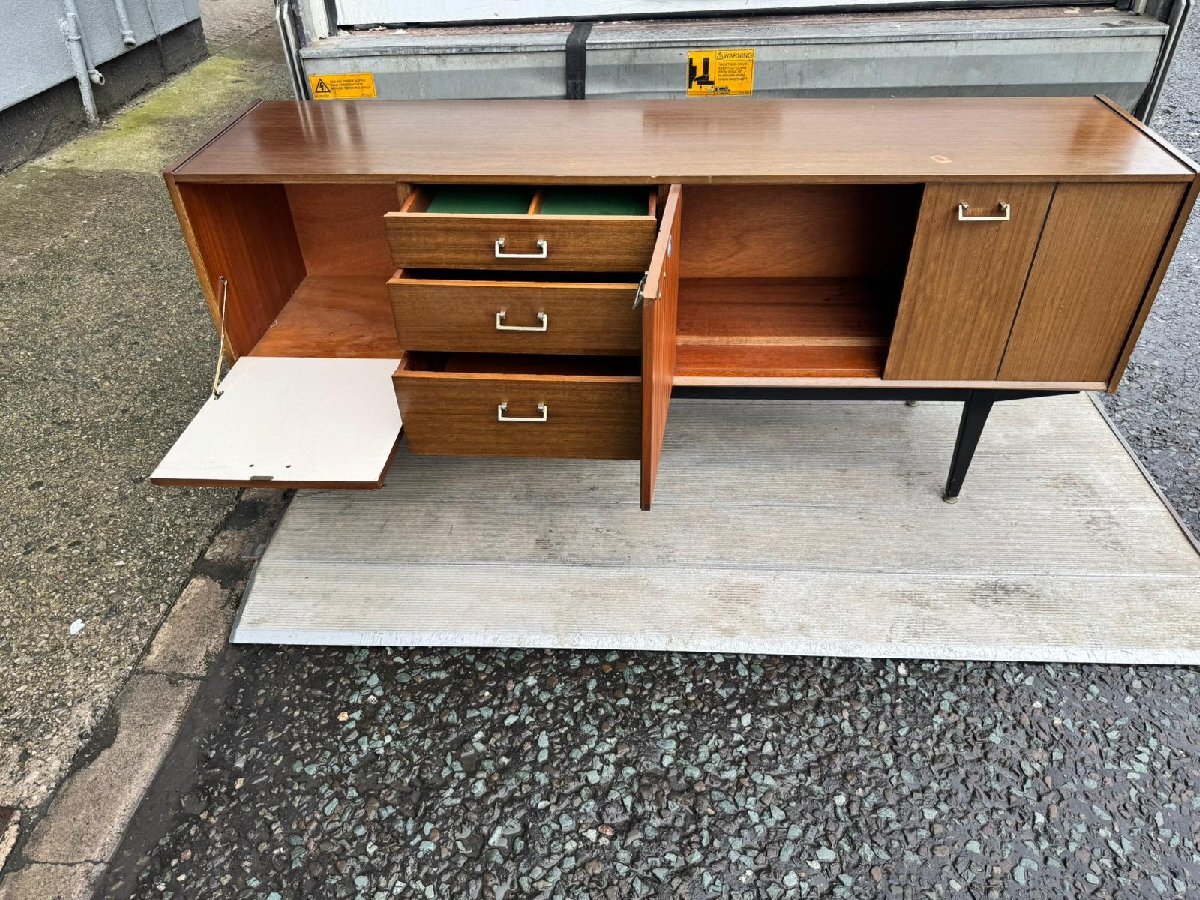 サイドボード NATHAN Tola ヴィンテージ イギリス ローキャビネット 1950S 木製 レトロ ミッドセンチュリー_画像2