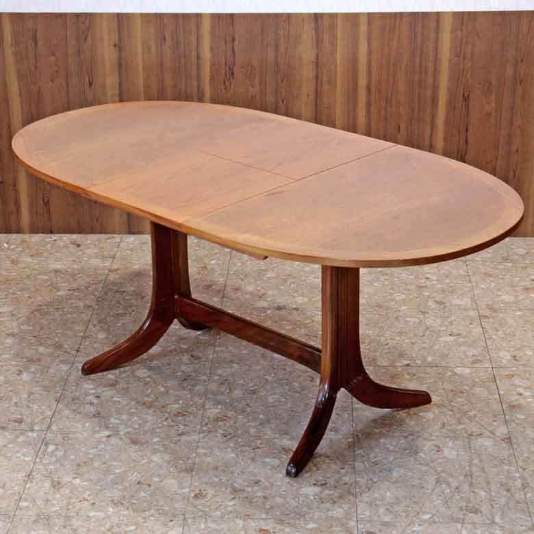 ダイニングテーブル ネイサン オーバル イギリス チーク 完成品 NATHAN レトロ ミッドセンチュリー 北欧_画像1