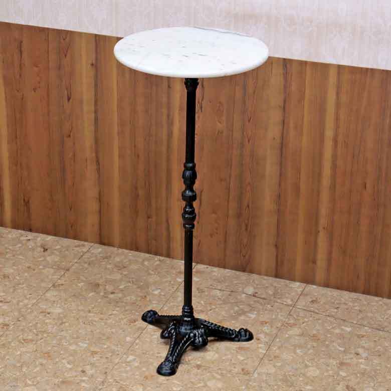  высокий стол 50cm мрамор круглый Cafe стол bronze style камень ....