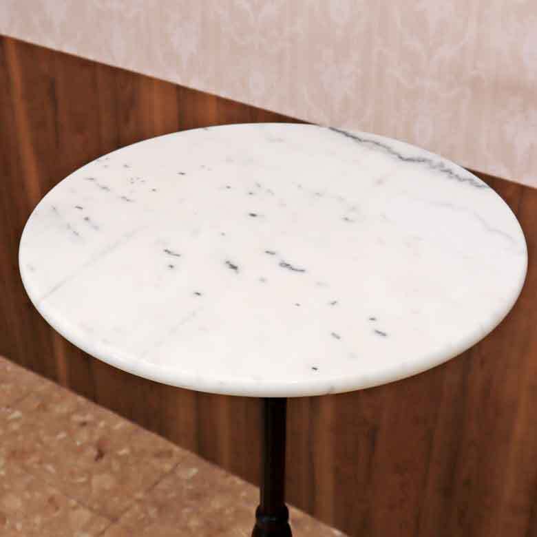  высокий стол 50cm мрамор круглый Cafe стол bronze style камень ....