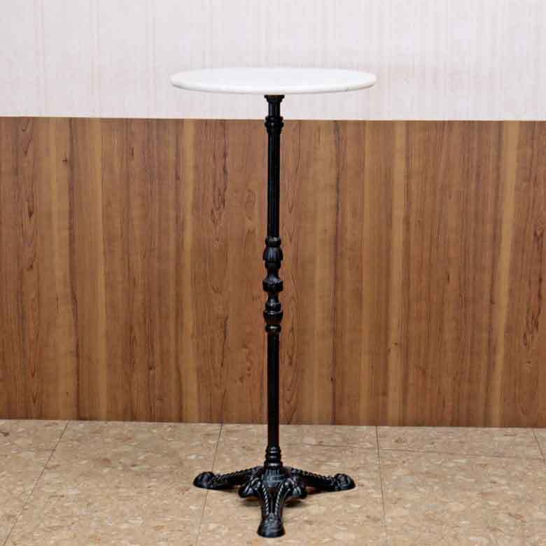  высокий стол 50cm мрамор круглый Cafe стол bronze style камень ....