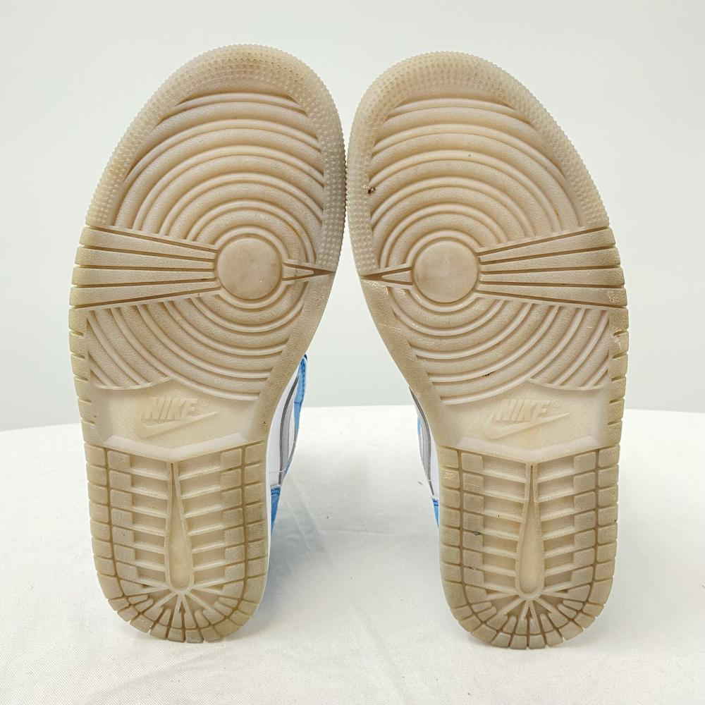 [ б/у ]NIKE AIR JORDAN 1 Mid SE White/Hyper Royal/Red 25.5cm DN3706-401 Nike воздушный Jordan 1 mid SE [240017734306]