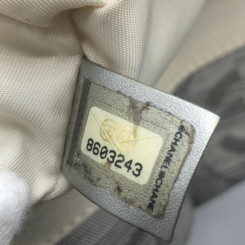 【中古】CHANELトートバッグ ニュートラベルライン シルバー　シャネル[240017735574]_画像8