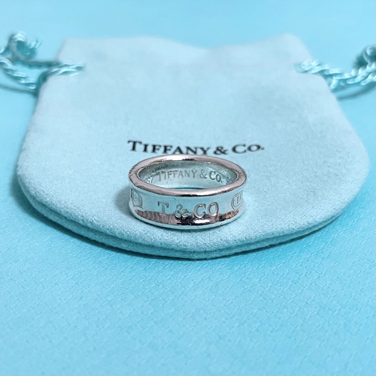 Tiffany & Co. 1837 ナロー リング 指輪 13号 スターリングシルバー_画像1